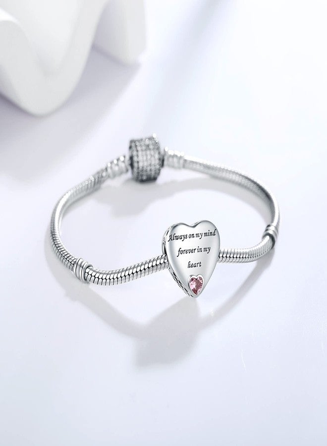 RLCCLR 925 Sterling Silver Charms Fit Pandora Charms Bracelet I Love You to Infinity and Beyond Fit Wife Mother's Day Christmas Birthday Gift - Image 5